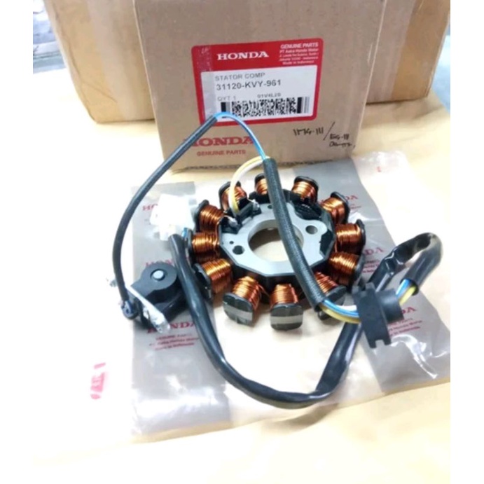 spul assy beat old lama scoopy karbu spull stator komplit pulser