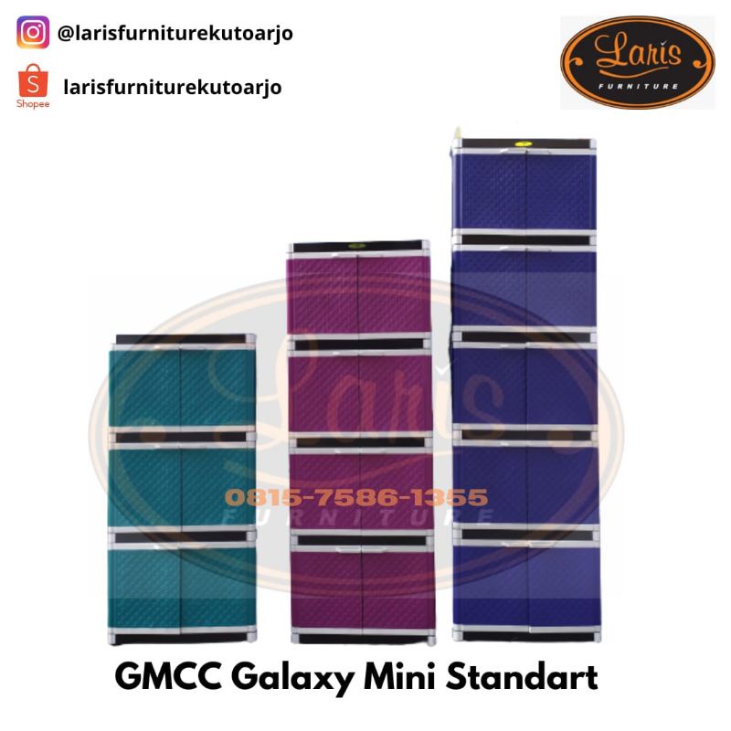 ALMARI PAKAIAN PLASTIK CABINET GMCC GALAXY MINI STANDART