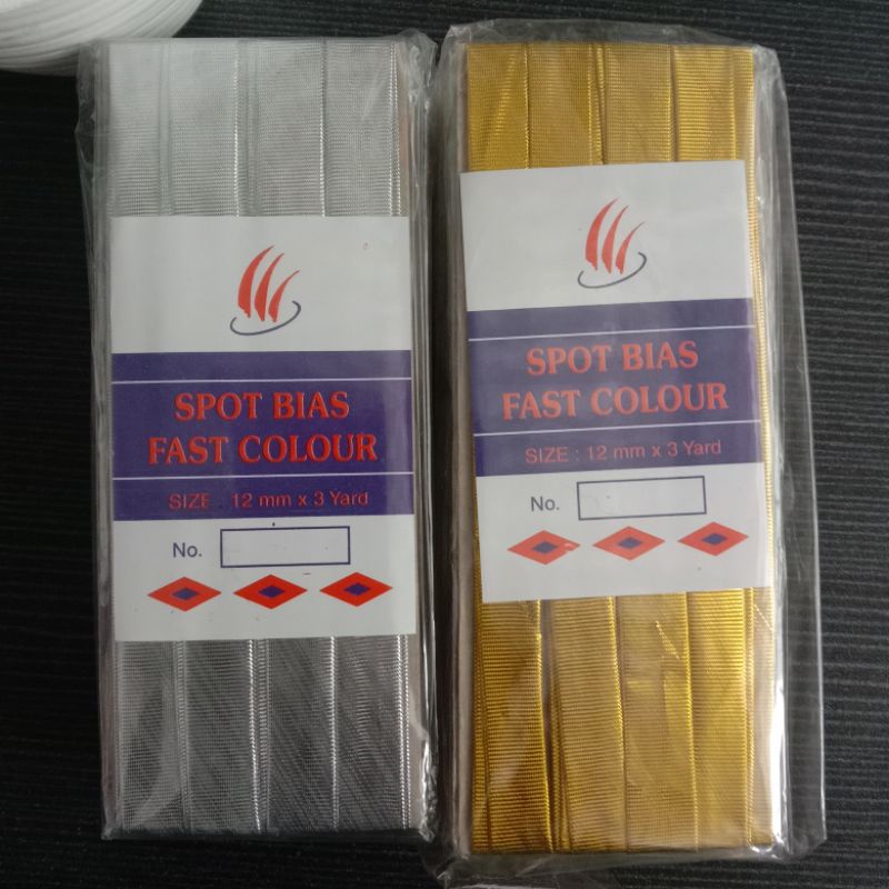 Bisban Satin Polos / Satin Bias Tape / Bisban Satin Tape