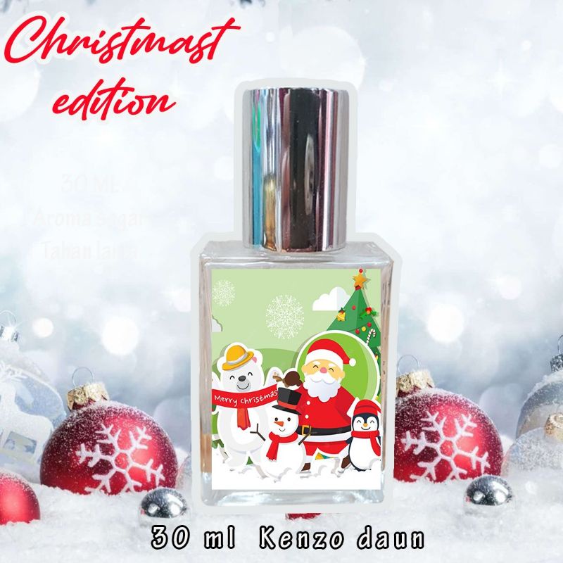 PARFUM EDISI NATAL/MINYAK WANGI 30ML SANTA NATAL/FREE SARUNG BOTOL