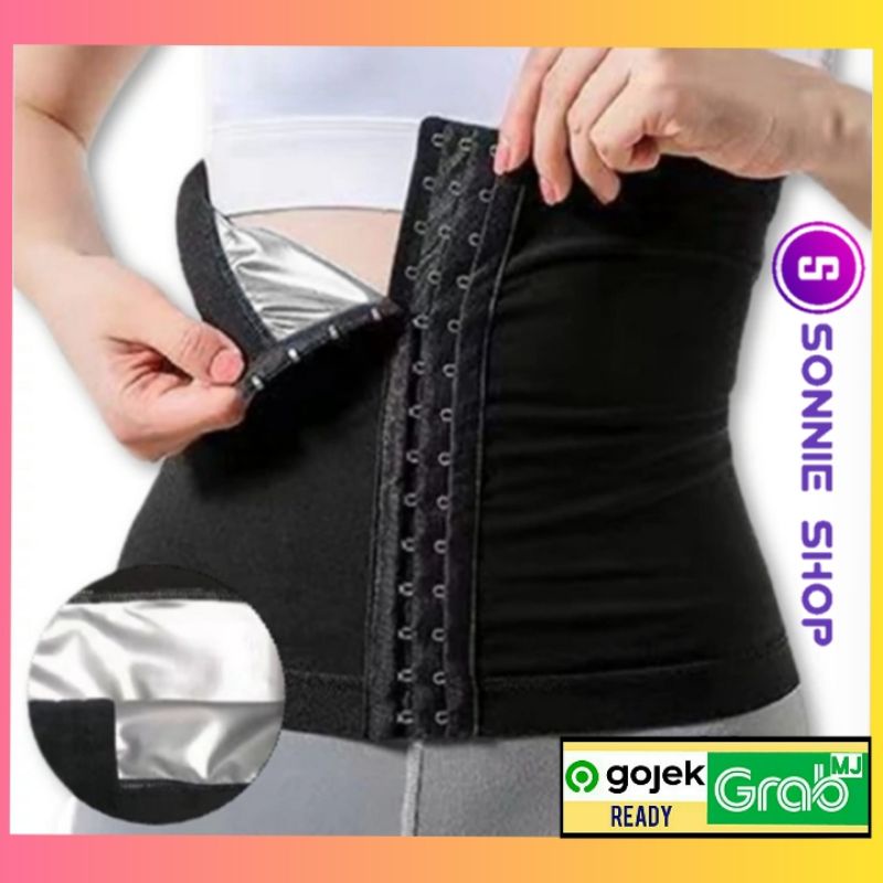 KORSET PELANGSING KANCING SOLANIA WAIST TRIMMER CINCHER KORSET PERUT KORSET PINGGANG SABUK STAGEN PERATA PERUT PELANGSING PERUT