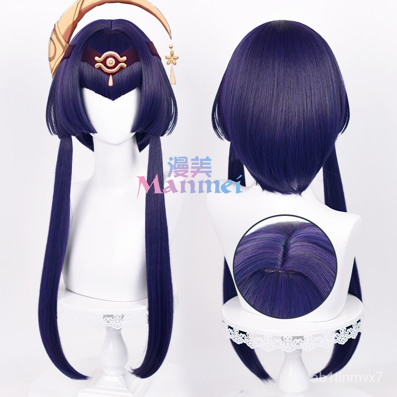 Candace Cosplay Wig Game Genshin Impact Short Wigs Heat Resistant Hair Sumeru