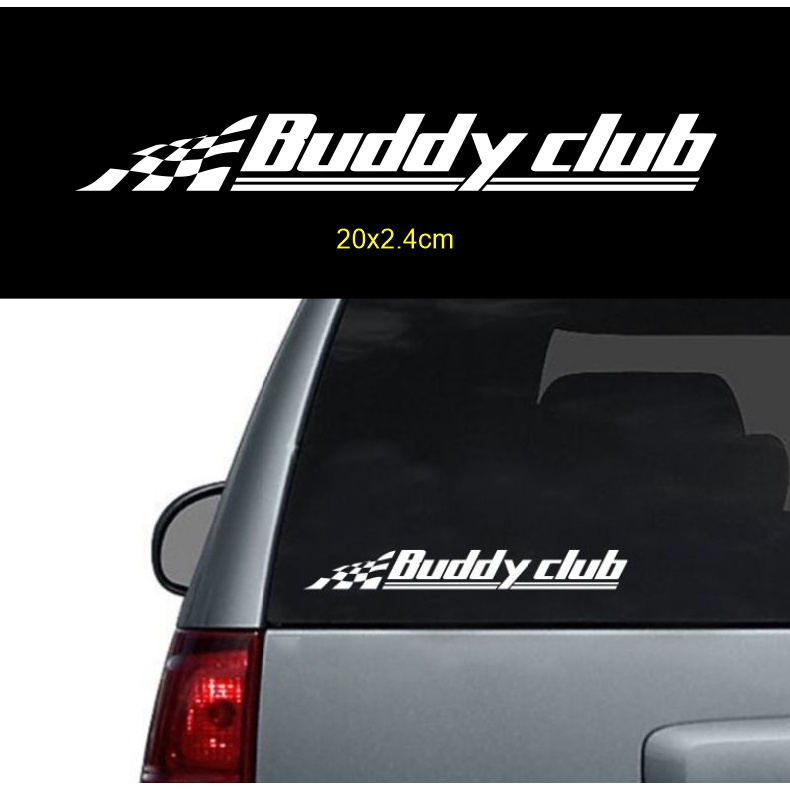 Stiker Mobil Buddy Club - Car Decal Sticker