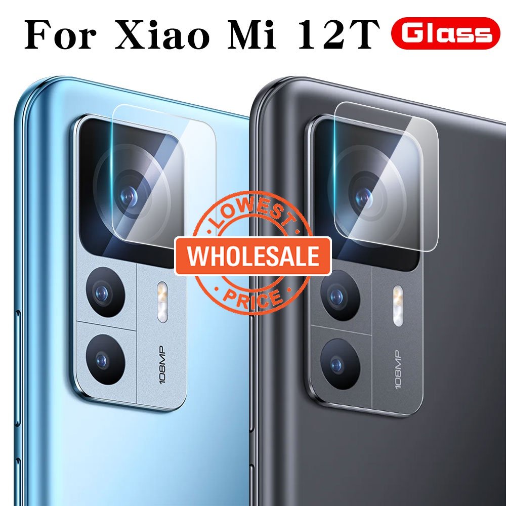 1 Pc Tempered Glass Pelindung Lensa Kamera Belakang Xiaomi Mi 12T HD Bening Tahan Gores Anti Minyak