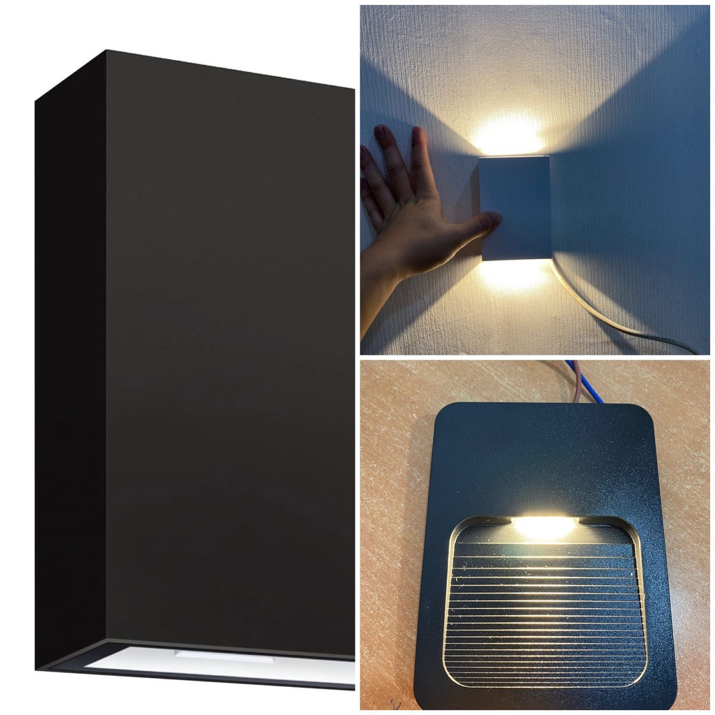 lampu led dinding minimalis persegi 4w / lampu led hias / lampu hias / lampu dinding