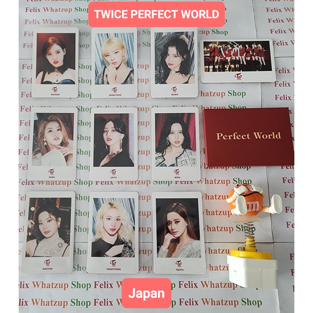 Twice Perfect World Japan Photocard Official