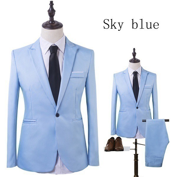SETELAN 2in1 Jas Blazer Nikahan Jas Formal Set Jas Pria Slimfit