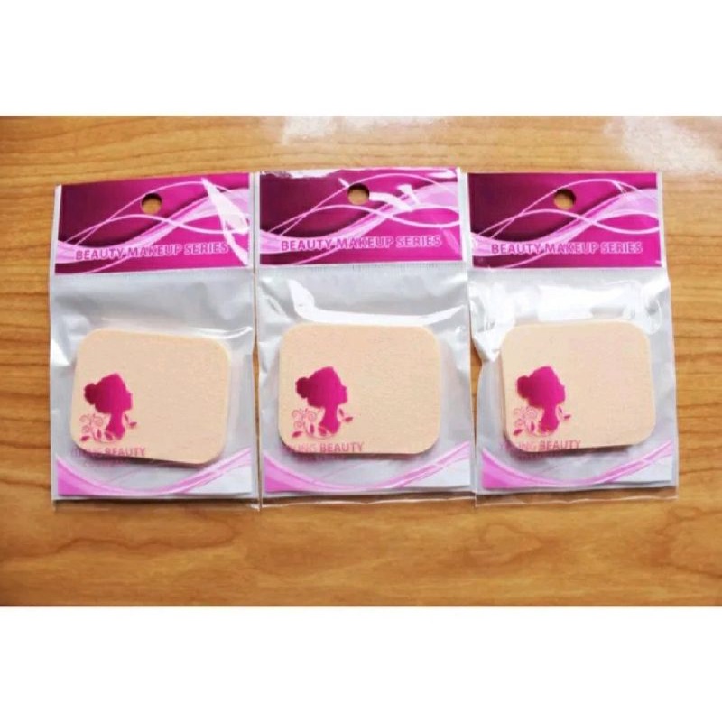 Spons Bedak / Spon Make Up Foundation / Sponge Bedak Basah / Two Way Cake kotak