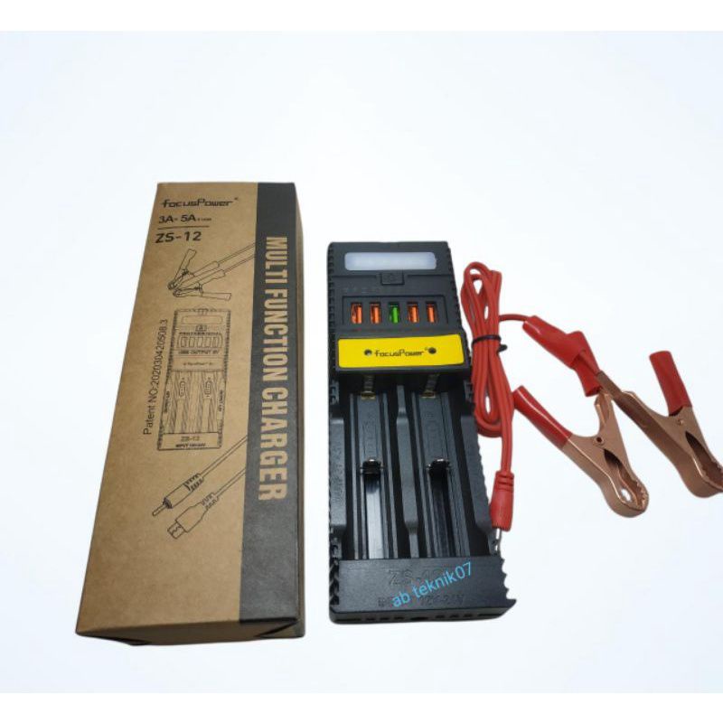 Multi fungsional Charger DC+USB Charger hp 12 volt- 24 volt