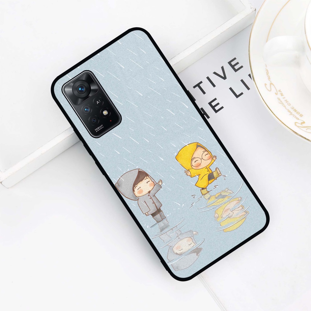 Case Glossy Kilau Redmi Note 11 Pro | Casing Hp Xiaomi | Pelindung Smartphone | Motif Couple