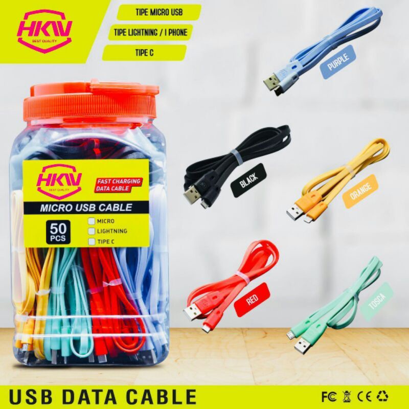 KABEL DATA HKW MACARON SUPPORT FAST CHARGING