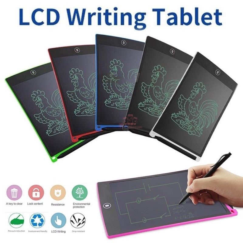 

(MH)-Papan Tulis Hapus Writing Board Tablet Digital LCD Layar 8.5 inch