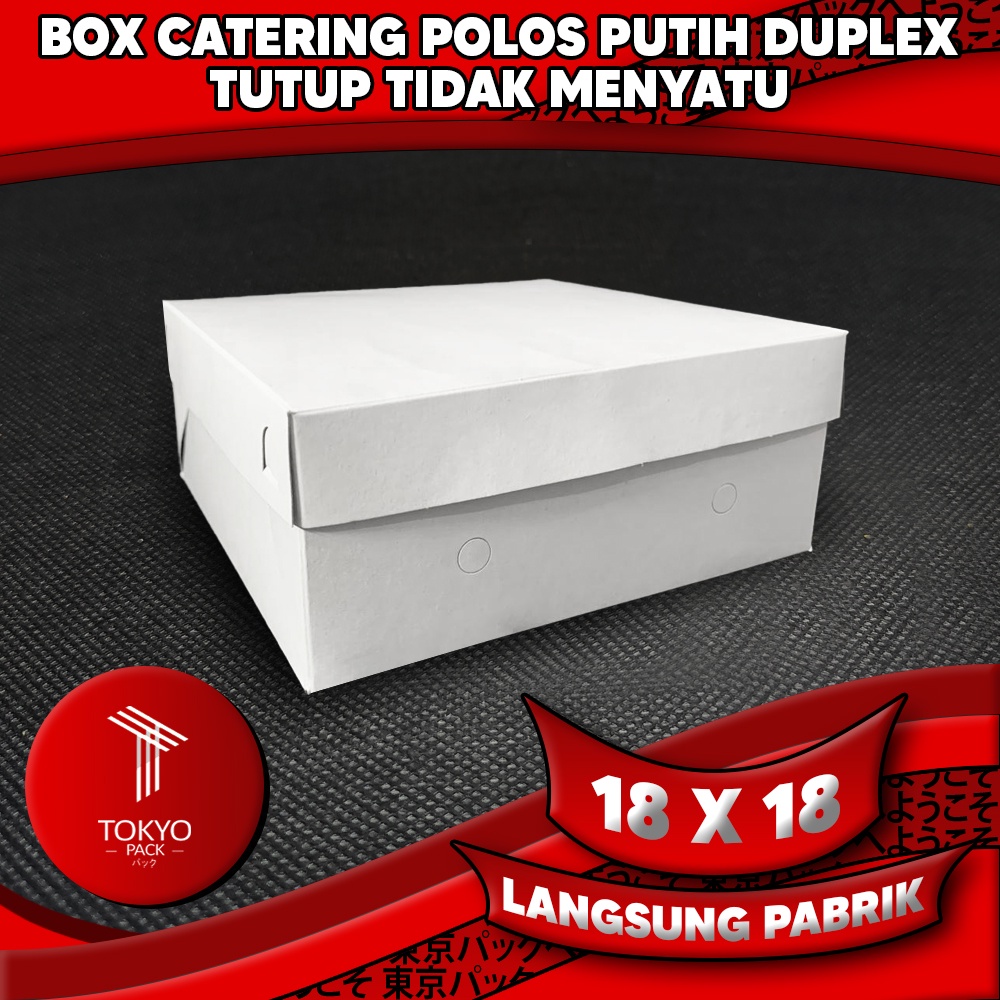 DUS BOX NASI DUPLEX - DUS BOX CATERING - DUS BOX ACARA UK 18 X 18