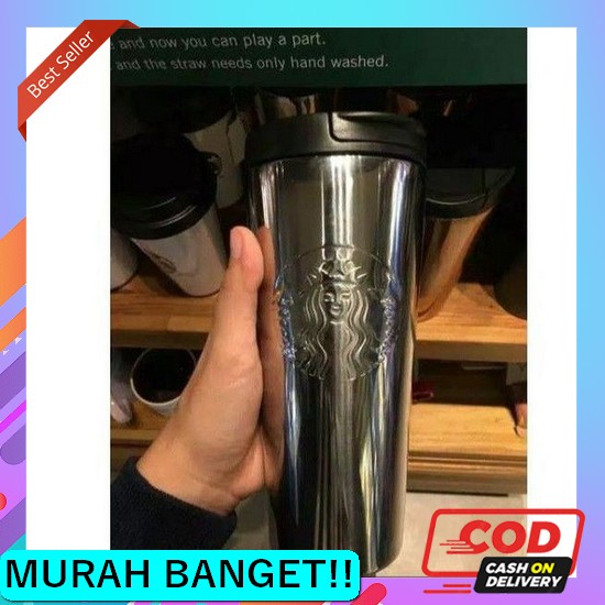 Tumbler Minum Aesthetic Gelas Sedotan Starbucks Stainless Steel Dewasa Botol Minum Tumbler Starbucks