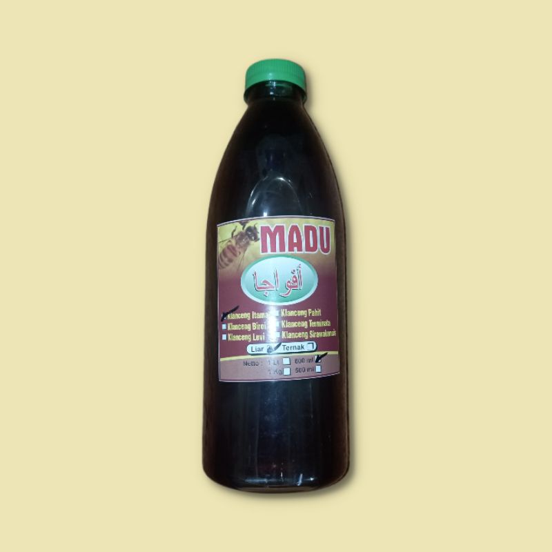 

MADU KLANCENG ITAMA LIAR 600ML 100% ASLI