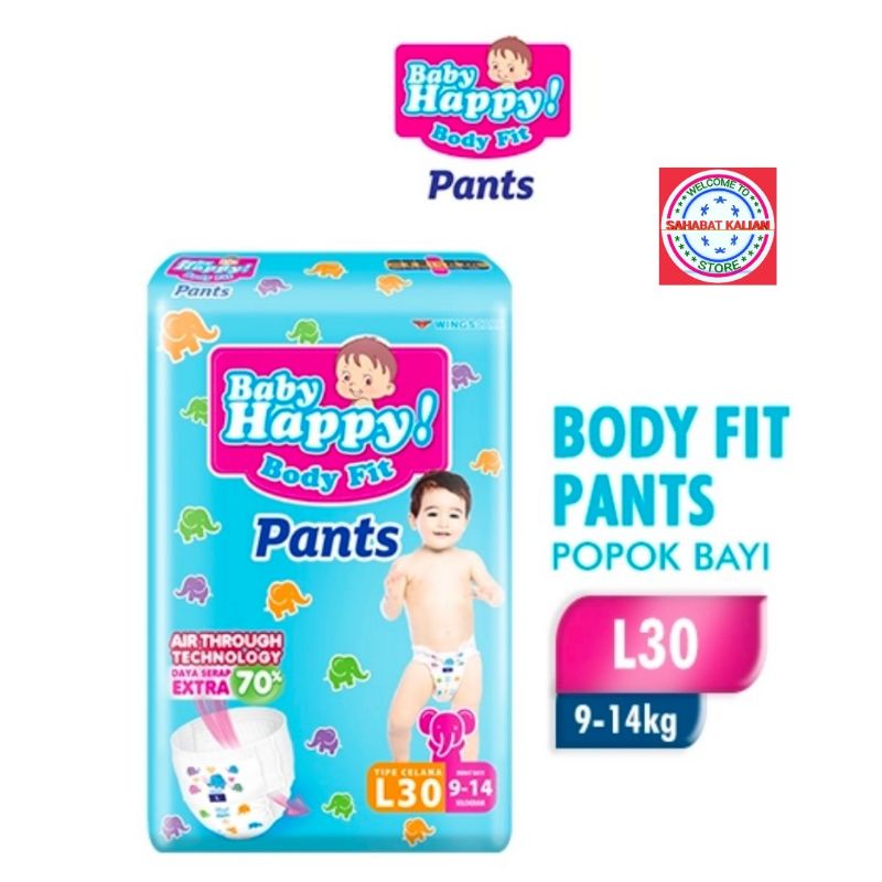 Baby Happy Pants S40, M34, L30, XL26 DAN XXL24