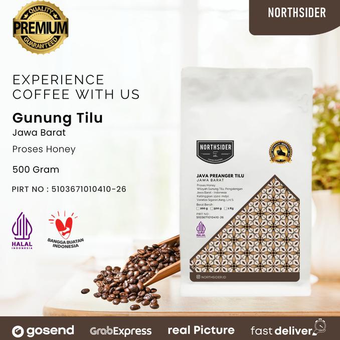 

BIJI KOPI ARABIKA JAVA PREANGER TILU HONEY 500GR NORTHSIDER COFFEE