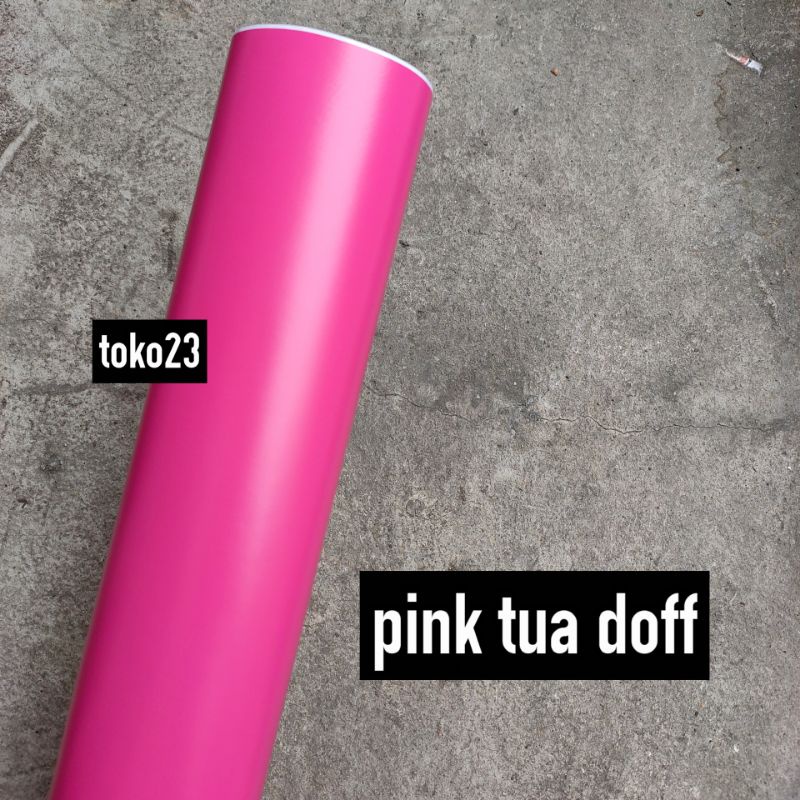 STIKER PINK TUA DOFF SKOTLET MOTOR PROFIX
