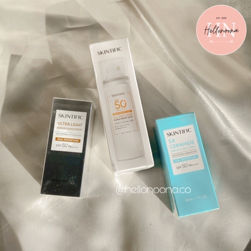 SKINTIFIC All Day Light Sunscreen Mist | Ceramide Sunscreen | Ultra Light Sunscreen