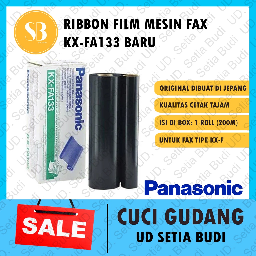 Ribbon Film Fax Panasonic KX-FA133 Facsimile Asli Jepang