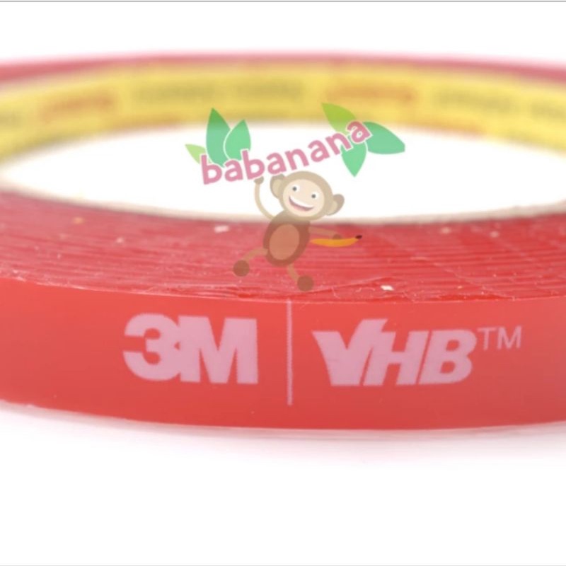 Double Tape 3M 4910 VHB Transparan double sided 4.5M x 8mm x 1.0mm