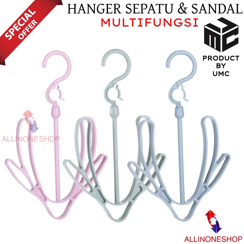 Gantungan Jemur Sepatu 2 Sisi - Hanger Shoes - Gantungan Sepatu