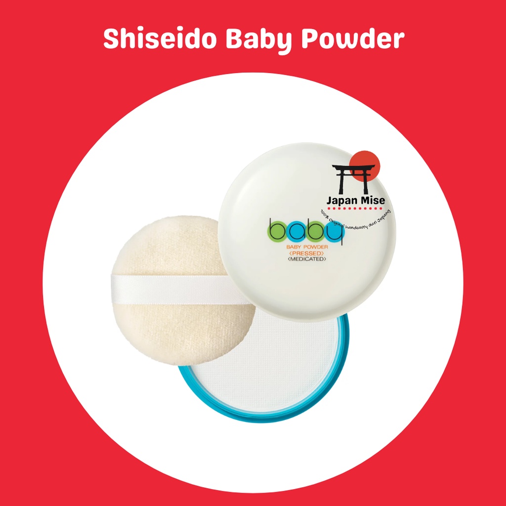 Shiseido Baby Powder Pressed Medicated Bedak Wajah Original Jepang