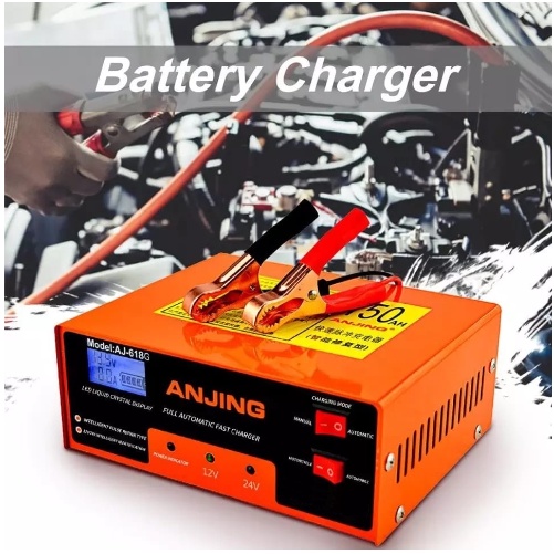 Charger Aki Mobil Motor 130W 12V/24V + LCD Repair