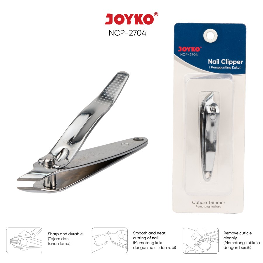 Cuticle Trimmer / Gunting Kuku Kutikula Joyko NCP-2704 Nail Clipper