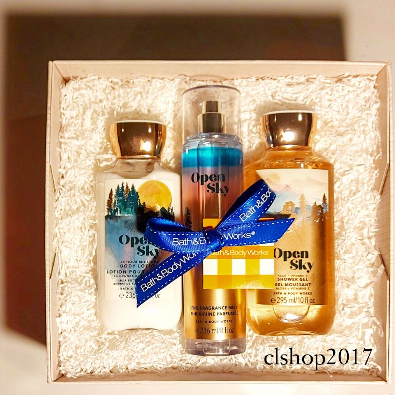 BBW OPEN SKY GIFT SET PAKET BATH &amp; BODY WORKS