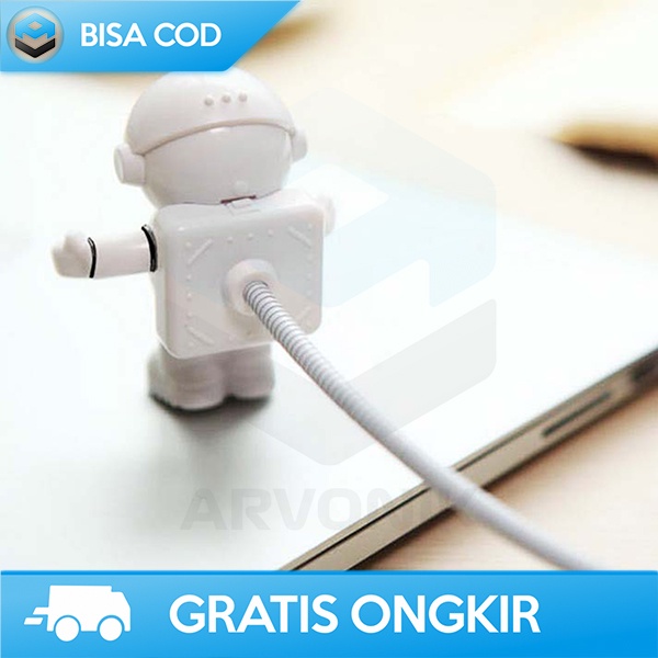 LAMPU TIDUR LED USB NIGHT LIGHT PORTABLE BENTUK ASTRONOUT FLEKSIBEL