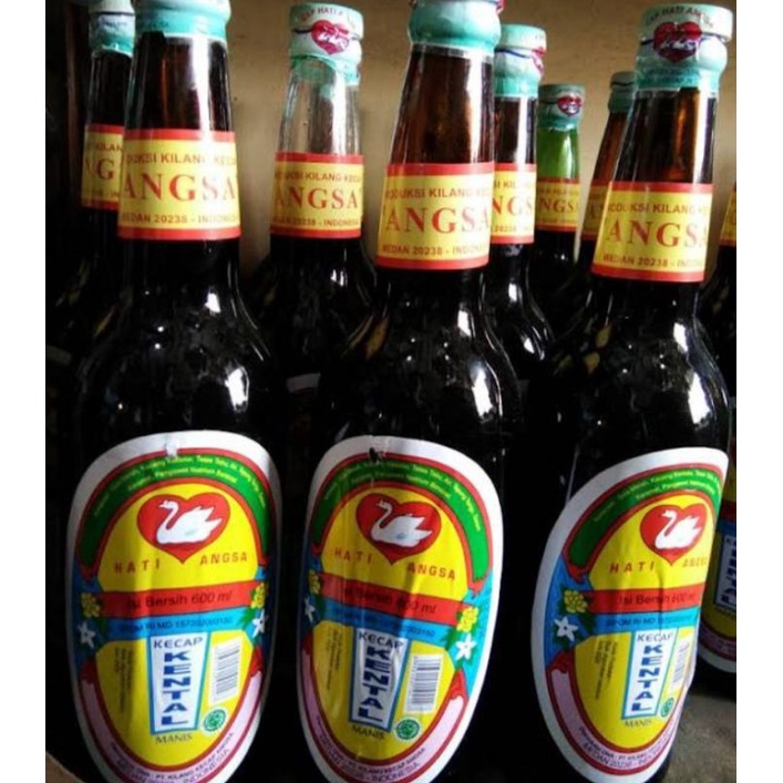 

Kecap Kental Manis Cap Hati Angsa Botol Besar 600ml