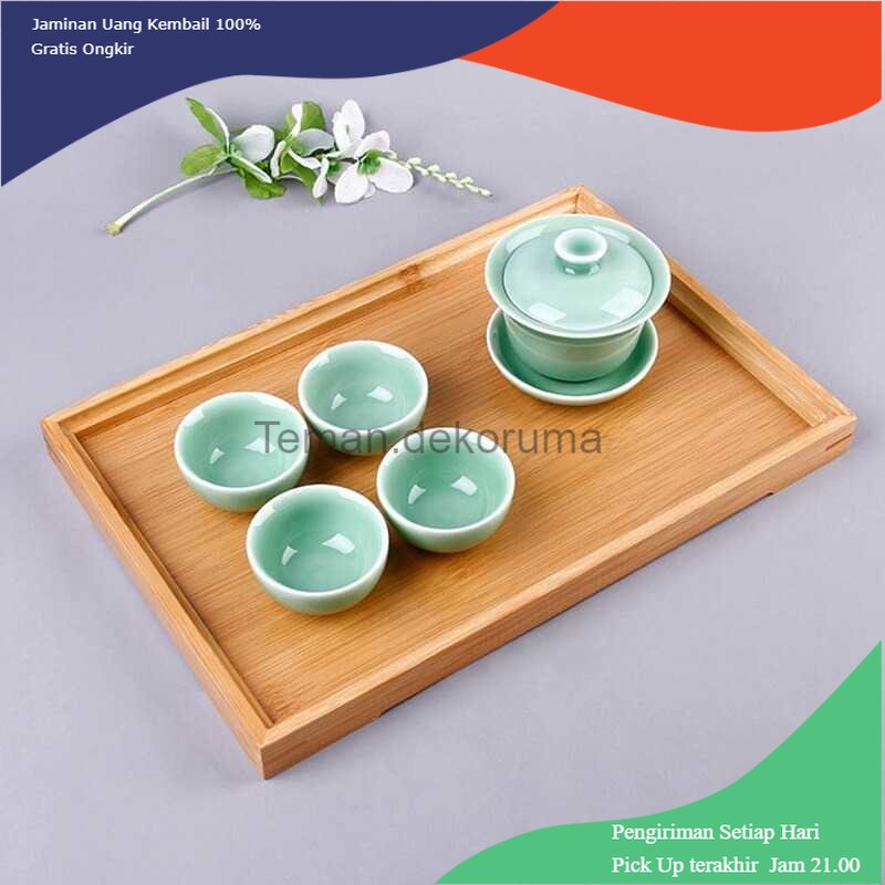 TD - PR NLSLASI Tatakan Teh China Bamboo Tea Tray - NL30