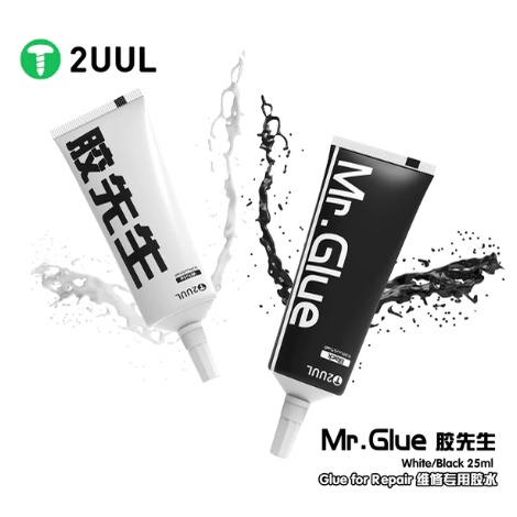 LEM JELLY 2UUL Mr.Glue for Repair White Black 25ml