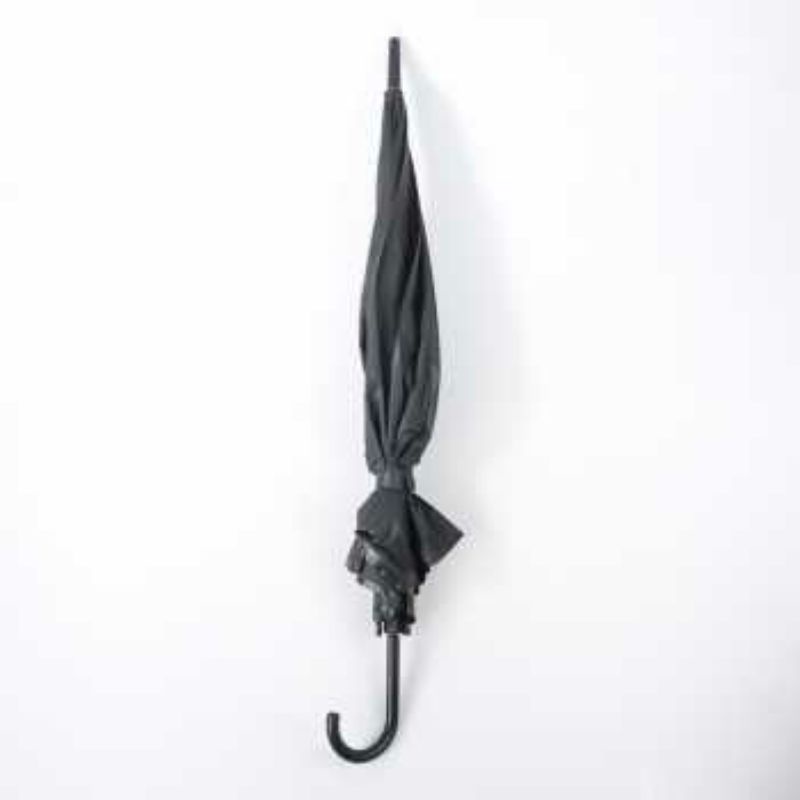 Payung Transparan Import Umbrella Transparant Hitam Pink