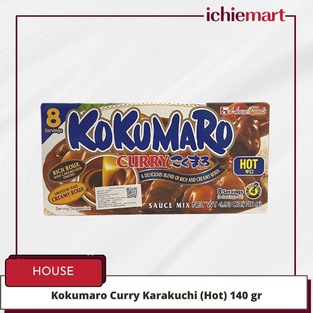 

House Kokumaro Curry Chukara (Hot) 140 gr