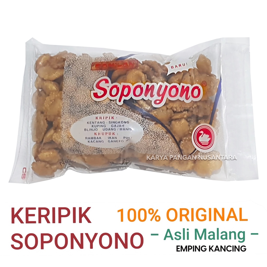 

EMPING KANCING SOPONYONO ORIGINAL EMPING MANIS SOPONYONO MALANG KERIPIK EMPING KANCING MANIS