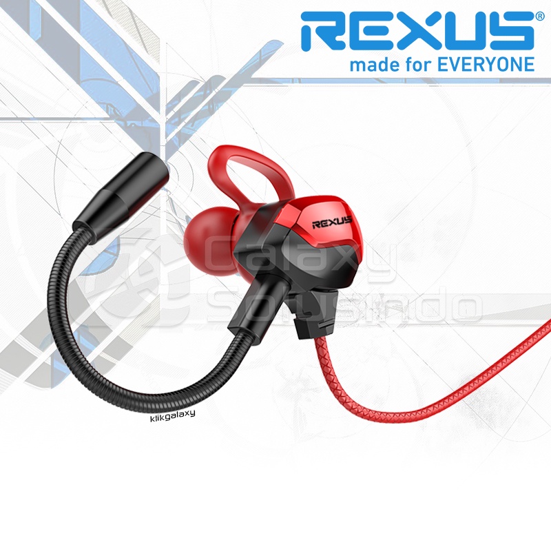 Rexus VONIX ME6 Gaming Earphone With Mic - ME6