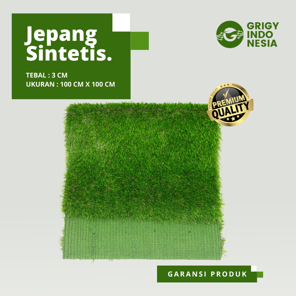 RUMPUT JEPANG SINTETIS 1 METER KETINGGIAN 3CM