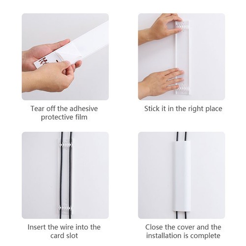 Penutup Pelindung Kabel Duct Untuk Dinding Lantai Wall Cable Protector Organizer Multifungsi