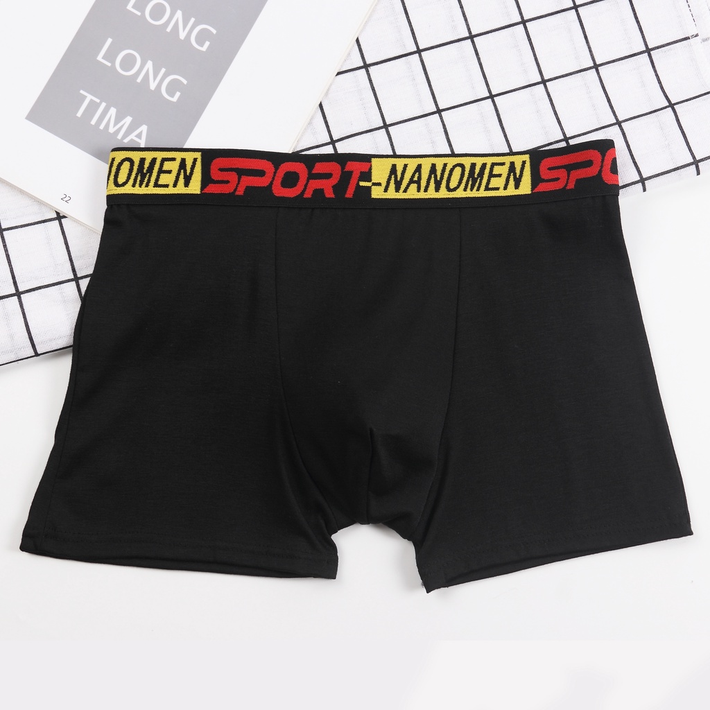 NANOMEN | Celana Dalam Boxer Pria / Celana Dalam Segi4 Pria / Art NM 801
