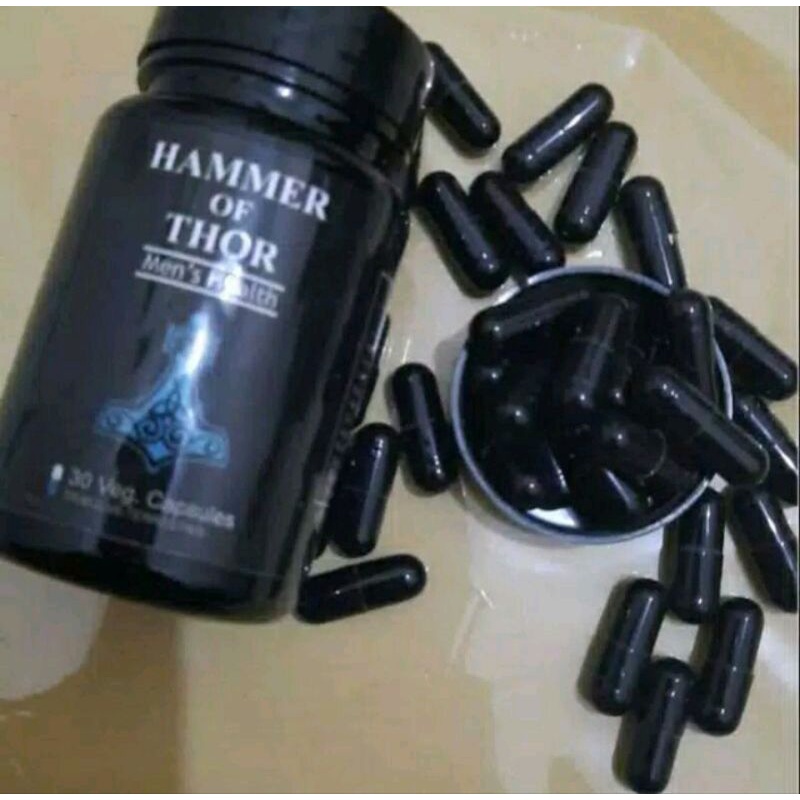 hammer of thor black kapsul hitam original asli 100% italy