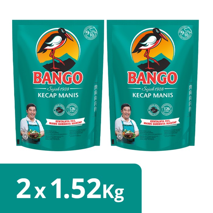 

Bango Kecap Manis Pouch 1.52Kg Twin Pack