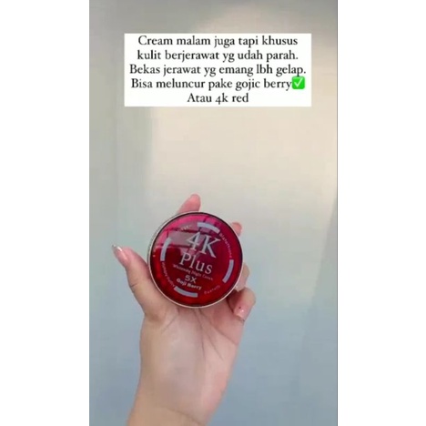 4K RED NIGHT CREAM LUINO ORI THAILAND 100%