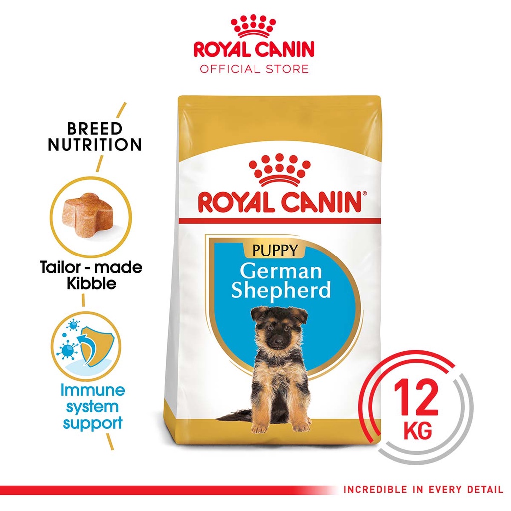 (GOJEK/GRAB ONLY) Royal Canin German Shepherd Puppy 12kg Dry Dog Food / Makanan Kering Anak Anjing G