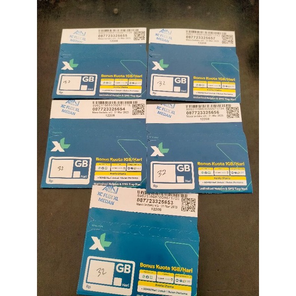 Kartu xl  kuota 32gb