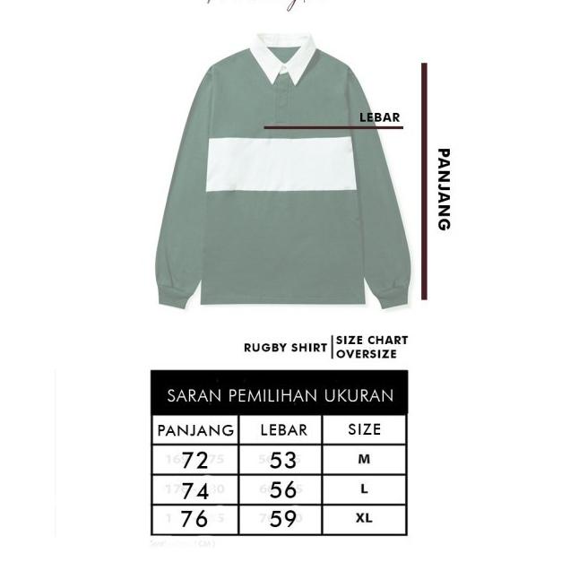 Puddinglane Rugby Shirt Oversize Gomez - XL