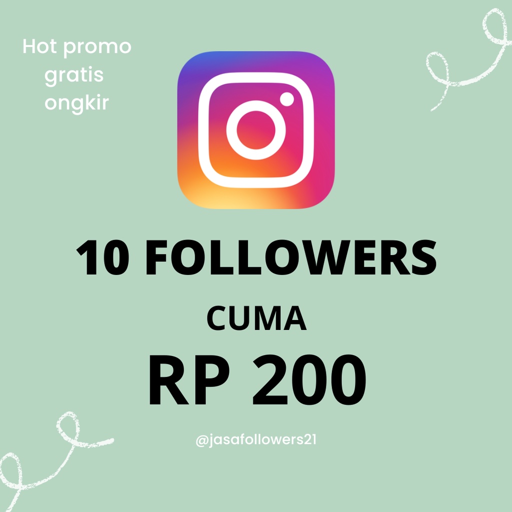 Followers followers bergaransi murah