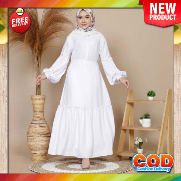 Gamis Wanita Fashion Muslim Home Dres Pakaian Gamis Syari Terbaru Dress Muslim Dewasa Games Bahan Sa