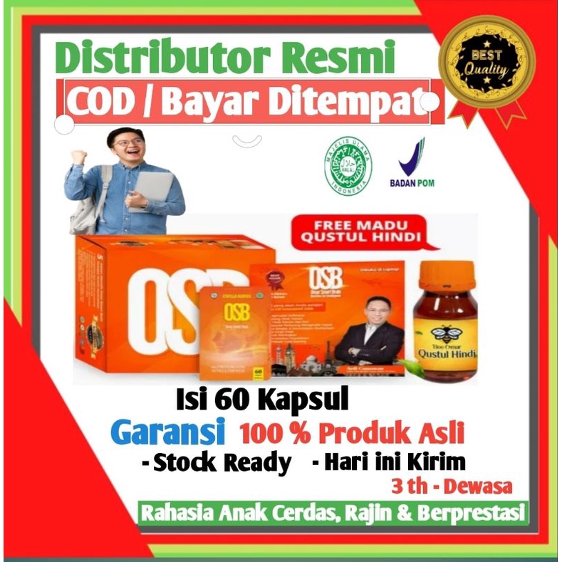 OSB Vitamin Otak Anak Cerdas Vitamin Otak Anak Kesehatan Otak Suplemen Otak Suplemen Dewasa Anak Vit